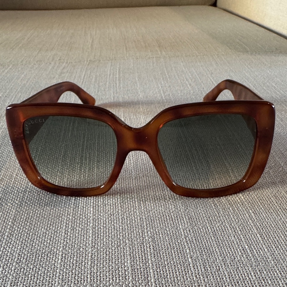 Gucci Tortoise Shell Square Sunglasses
